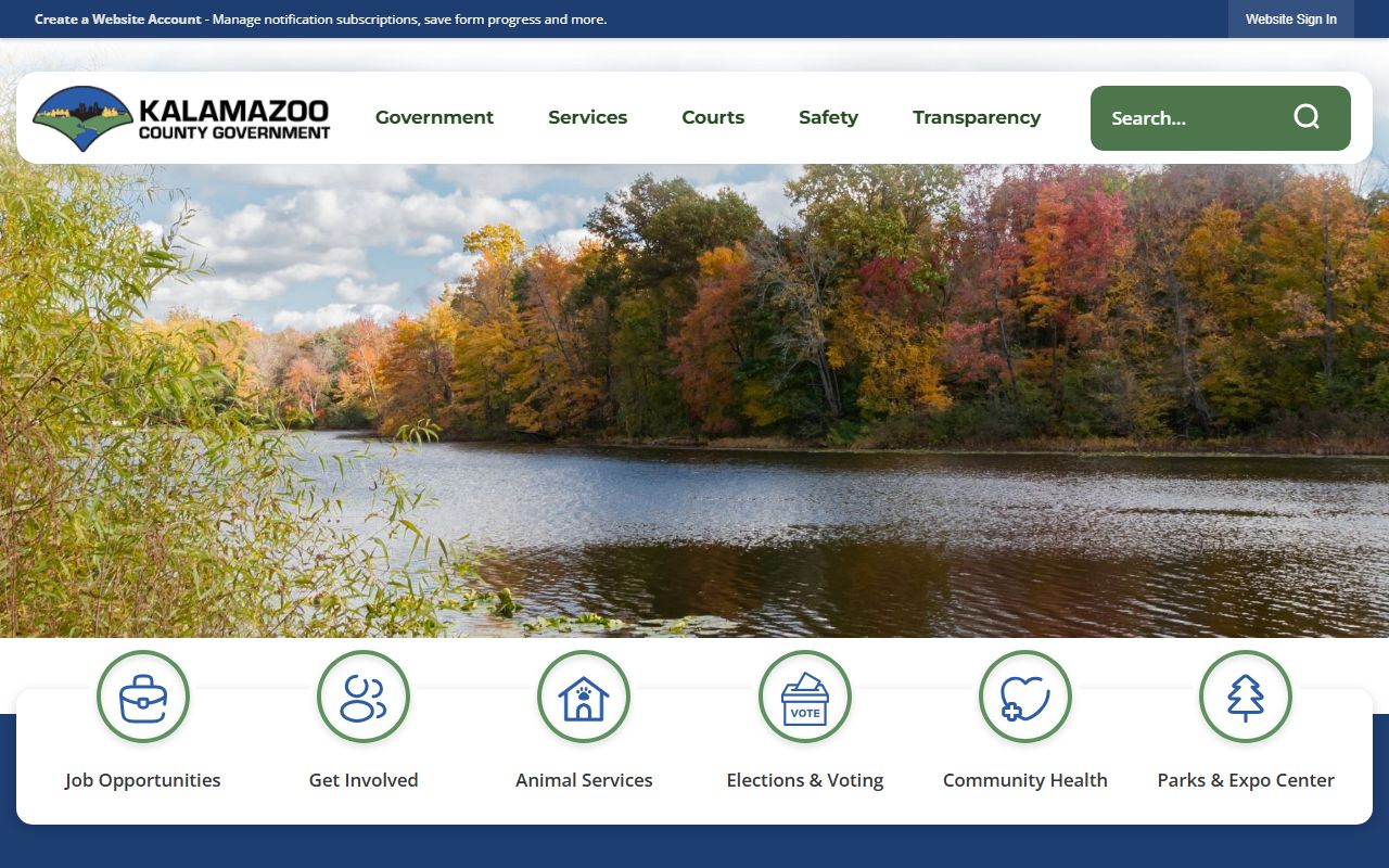 Kalamazoo County Sheriff Office Divisions Page